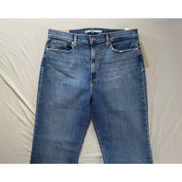 Hudson Barbara High Rise Bootcut Raw Cuff Jeans w/ Outseam Slit. Women's 34, NWT - Picture 5 of 10